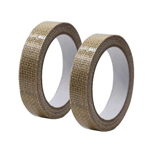 HAWILLOSCH 2 Stück Flachs Klebeband Selbstklebend Masking Tape für Scrapbooking Basteln DIY Dekoration Sticker Sackleinen Klebestreifen Handgemacht HAWILLOSCH 2 Stück Flachs Klebeband Selbstklebend Masking Tape für Scrapbooking Basteln DIY Dekoration Sticker Sackleinen Klebestreifen Handgemacht von HAWILLOSCH