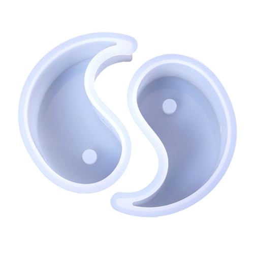 HAWILLOSCH 2 Stück Silikon Kerzenform Tai Chi Design Flexible Gießform für DIY Duftkerzen Handgefertigt Sicher Geruchsneutral Geschenk und Heimdeko HAWILLOSCH 2 Stück Silikon Kerzenform Tai Chi Design Flexible Gießform für DIY Duftkerzen Handgefertigt Sicher Geruchsneutral Geschenk und Heimdeko von HAWILLOSCH