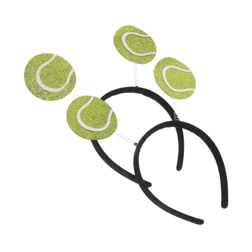 HAWILLOSCH 2 Stück Sportliches Tennis Stirnband Unisex Glänzend und Robust Vielseitig für Sportaktivitäten und Partys Wiederverwendbar und Kompatibel mit Verschiedenen Frisuren von HAWILLOSCH