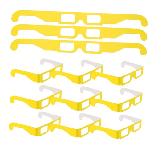 HAWILLOSCH 20 Paare Leuchtende Partybrille Neon Brillen für Musikfestivals Outdoor Partys und Nachtclubs Einzigartige Regenbogen Diffraction Effekte Stilvolles Accessoire für Unvergessliche von HAWILLOSCH