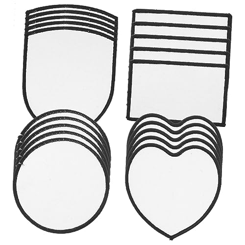 HAWILLOSCH 20 Stück Aufbügelbare Blanko Patches für Diy Kleidung Weiße Wärmeübertragungs Patches zur Reparatur und Personalisierung von Textilien für Jeans Taschen und Mehr HAWILLOSCH 20 Stück Aufbügelbare Blanko Patches für Diy Kleidung Weiße Wärmeübertragungs Patches zur Reparatur und Personalisierung von Textilien für Jeans Taschen und Mehr von HAWILLOSCH