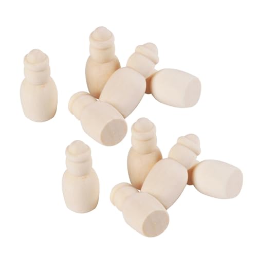 HAWILLOSCH 20 Stück Diy Holzspan Party Abwaschbare Farbe Für Basteln Für Winzig Puppe Mini Diy-doodle-holzchip Holzschnitzel- Diy-doodle-handwerk Hölzern von HAWILLOSCH