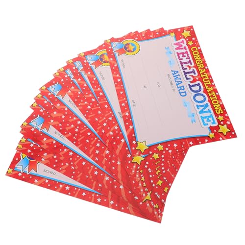 HAWILLOSCH 20 Stück Lehrmittel-anerkennungspreise Für Kinder, Bezaubernde Ermutigungsauszeichnung, Klassenzimmer-auszeichnungen, Zertifikate, Papier-cartoon-kinderzertifikate HAWILLOSCH 20 Stück Lehrmittel-anerkennungspreise Für Kinder, Bezaubernde Ermutigungsauszeichnung, Klassenzimmer-auszeichnungen, Zertifikate, Papier-cartoon-kinderzertifikate von HAWILLOSCH