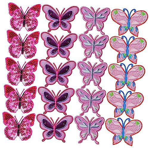 HAWILLOSCH 20 Stück Schmetterlings Stickerei Patches für Kleidung Bügelbare Applikationen zur Dekoration von Jacken Shirts und Jeans für Diy Projekte und Reparaturen HAWILLOSCH 20 Stück Schmetterlings Stickerei Patches für Kleidung Bügelbare Applikationen zur Dekoration von Jacken Shirts und Jeans für Diy Projekte und Reparaturen von HAWILLOSCH