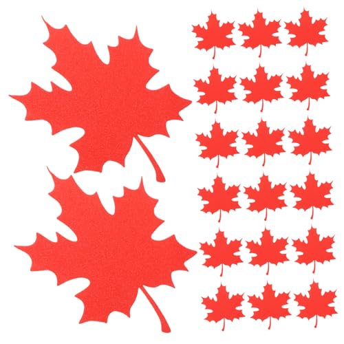 HAWILLOSCH 20 Stück Teiliges Glitzernde Ahornblätter Papierschnitt Dekoration Herbstliche Maple Leaf Crafts für Thanksgiving Party Tischdeko und Wandverzierung Rote Papierblätter HAWILLOSCH 20 Stück Teiliges Glitzernde Ahornblätter Papierschnitt Dekoration Herbstliche Maple Leaf Crafts für Thanksgiving Party Tischdeko und Wandverzierung Rote Papierblätter von HAWILLOSCH
