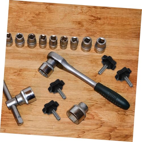 HAWILLOSCH 20 Stück Teiliges Verstellbare Daumenschrauben aus Edelstahl mit Sechseckigem Pflaumenblüten Griff Klemm und Maschinen Schrauben für Vielseitige DIY und Industrieanwendungen von HAWILLOSCH