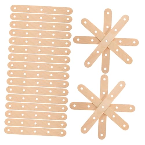 HAWILLOSCH 200 Stück Diy-eisstiele: Hölzerne Eisstiele Zum Basteln Mit Löchern, Unfertiges Eis Am Stiel Für Diy-zubehör, Diy-holzhandwerk HAWILLOSCH 200 Stück Diy-eisstiele: Hölzerne Eisstiele Zum Basteln Mit Löchern, Unfertiges Eis Am Stiel Für Diy-zubehör, Diy-holzhandwerk von HAWILLOSCH