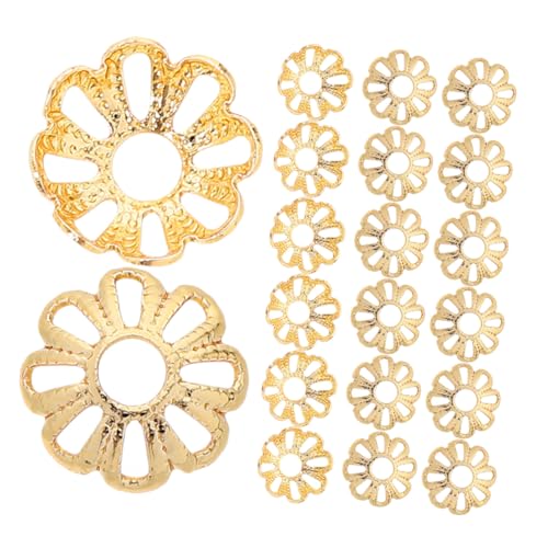 HAWILLOSCH 200 Stück Perlenkappen Für Die Schmuckherstellung: Kupfer-endanhänger, Kleine Abstandsperlen in Blumenbecherform Für Ohrringe, Armbänder, Halsketten, DIY HAWILLOSCH 200 Stück Perlenkappen Für Die Schmuckherstellung: Kupfer-endanhänger, Kleine Abstandsperlen in Blumenbecherform Für Ohrringe, Armbänder, Halsketten, DIY von HAWILLOSCH