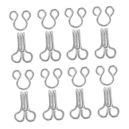 HAWILLOSCH 200Paare Metall Haken Schnallen Unsichtbare Mantel Schnallen für Unterwäsche Pullover und Jacken Langlebige Verbindungsschnallen für DIY Projekte und Designs HAWILLOSCH 200Paare Metall Haken Schnallen Unsichtbare Mantel Schnallen für Unterwäsche Pullover und Jacken Langlebige Verbindungsschnallen für DIY Projekte und Designs von HAWILLOSCH