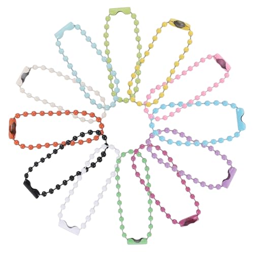 HAWILLOSCH 200Stücke Kugelkette Anhänger Ketten für Schlüsselanhänger Hängemarken DIY Schmuck Vielseitige Verwendung für Partys und Anlässe HAWILLOSCH 200Stücke Kugelkette Anhänger Ketten für Schlüsselanhänger Hängemarken DIY Schmuck Vielseitige Verwendung für Partys und Anlässe von HAWILLOSCH