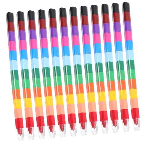 HAWILLOSCH 24Stücke Buntstifte mit Farben Kreative Wachsmalstifte für Zeichnen Fördert die Kreativität und Farbexploration Perfektes HAWILLOSCH 24Stücke Buntstifte mit Farben Kreative Wachsmalstifte für Zeichnen Fördert die Kreativität und Farbexploration Perfektes von HAWILLOSCH