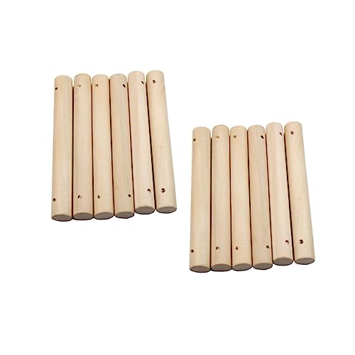 HAWILLOSCH 25 Stück Haustierleiter Holzstock Stöcke Handwerk Stange Hartholz Dübel Zum Basteln Loch Leiterstock Für Haustiere Holzstäbchen Bastelzubehör Aus Holz HAWILLOSCH 25 Stück Haustierleiter Holzstock Stöcke Handwerk Stange Hartholz Dübel Zum Basteln Loch Leiterstock Für Haustiere Holzstäbchen Bastelzubehör Aus Holz von HAWILLOSCH