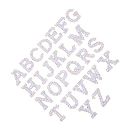 HAWILLOSCH 26 Stück dekorative Patch-Aufkleber gestickter Alphabet-Patch kleine Buchstabenaufnäher Patches für Rucksäcke Buchstaben-Kleidungsflecken bunte Buchstabenflecken Polyester HAWILLOSCH 26 Stück dekorative Patch-Aufkleber gestickter Alphabet-Patch kleine Buchstabenaufnäher Patches für Rucksäcke Buchstaben-Kleidungsflecken bunte Buchstabenflecken Polyester von HAWILLOSCH
