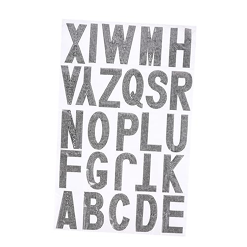 HAWILLOSCH 26Stücke Glitzer Strass Alphabet Aufkleber für DIY und Handwerk Selbstklebend für Kleidung Schuhe und Accessoires Einfach Anzuwenden und Rückstandslos HAWILLOSCH 26Stücke Glitzer Strass Alphabet Aufkleber für DIY und Handwerk Selbstklebend für Kleidung Schuhe und Accessoires Einfach Anzuwenden und Rückstandslos von HAWILLOSCH