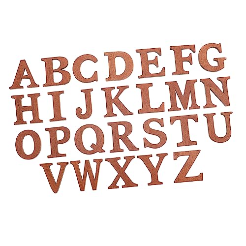 HAWILLOSCH 26Stücke Holzbuchstaben Große Tiefbraune Holzscheiben für DIY Bastelprojekte Dekorationen zu Festen und Anlässen Sicheres und Langlebiges HAWILLOSCH 26Stücke Holzbuchstaben Große Tiefbraune Holzscheiben für DIY Bastelprojekte Dekorationen zu Festen und Anlässen Sicheres und Langlebiges von HAWILLOSCH