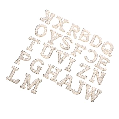 HAWILLOSCH 26Stücke Perlendesign Patches zum Aufbügeln DIY Dekoration für Kleidung Hüte und Taschen Selbstklebend für Bastelprojekte von HAWILLOSCH