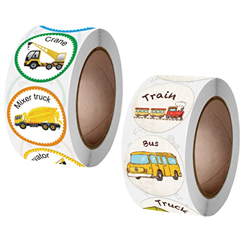 HAWILLOSCH 2Rollen Belohnungsaufkleber für Fahrzeugmotiven für Toilettentraining und Belohnungstabellen Selbstklebende Sticker für Kindergarten HAWILLOSCH 2Rollen Belohnungsaufkleber für Fahrzeugmotiven für Toilettentraining und Belohnungstabellen Selbstklebende Sticker für Kindergarten von HAWILLOSCH