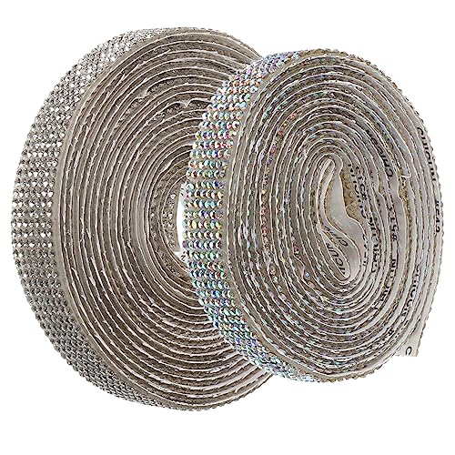 HAWILLOSCH 2Rollen Selbstklebendes Strassband Dekoratives Strassband mit Glitzer für DIY Projekte Modeaccessoires Hochzeitsdekoration und Bastelarbeiten Ab Farbe HAWILLOSCH 2Rollen Selbstklebendes Strassband Dekoratives Strassband mit Glitzer für DIY Projekte Modeaccessoires Hochzeitsdekoration und Bastelarbeiten Ab Farbe von HAWILLOSCH