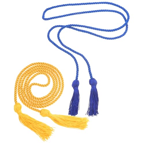 HAWILLOSCH 2pcs Abschlusshut Tassels Abschlusskappen Lieferungen Ehrenabschlusskabel Dekorative Ehrenkordabschlusshut Accessoires Abschlussquasten Quasten Quasten von HAWILLOSCH