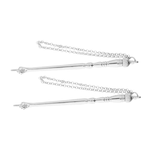 HAWILLOSCH 2pcs Jüdisches Bibelbuch Lesezeiger Tool Fingerzeiger Mit Ketten Metall Präzise Schriftlese -leswerkzeug Für Heimschule Reisen Jüdische Gegenwart von HAWILLOSCH