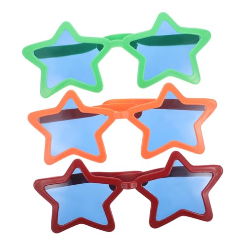 HAWILLOSCH 3 Stück Extravaganter Sternen Sonnenbrillen für Sommerpartys Lustige Hawaii Themen Brille als Fotorequisite für Kindergeburtstage und Feierlichkeiten als und Partyfavoriten HAWILLOSCH 3 Stück Extravaganter Sternen Sonnenbrillen für Sommerpartys Lustige Hawaii Themen Brille als Fotorequisite für Kindergeburtstage und Feierlichkeiten als und Partyfavoriten von HAWILLOSCH