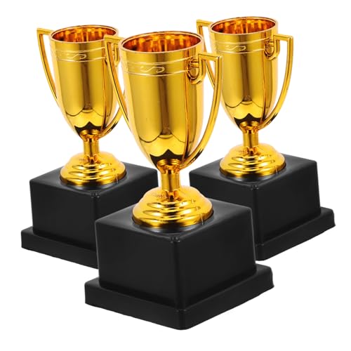 HAWILLOSCH 3 Stück Goldene Trophäenbecher, Goldene Trophäen, Partygeschenke Für Preisverleihungen, Partys, Feiern, Wettbewerbe, Trophäenbecher HAWILLOSCH 3 Stück Goldene Trophäenbecher, Goldene Trophäen, Partygeschenke Für Preisverleihungen, Partys, Feiern, Wettbewerbe, Trophäenbecher von HAWILLOSCH