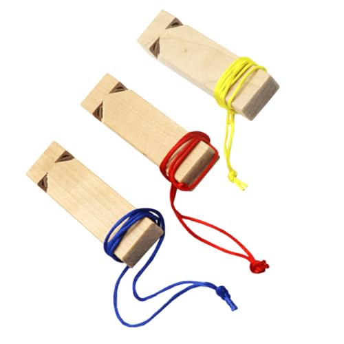 HAWILLOSCH 3 Stück Holzpfeifen für DIY Malspielzeug mit Zuggeräusch Musikinstrument für Kreative Partys und Spielstunden Fördert die Musikkognition und Fantasie Zufällige Zufällige Farbe HAWILLOSCH 3 Stück Holzpfeifen für DIY Malspielzeug mit Zuggeräusch Musikinstrument für Kreative Partys und Spielstunden Fördert die Musikkognition und Fantasie Zufällige Zufällige Farbe von HAWILLOSCH