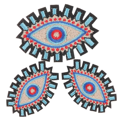 HAWILLOSCH 3 Stück Teiliges Böser Blick Aufnäher zum Aufbügeln Selbstklebende Alien augen Patches Cartoon stil Applikationen für Mützen Taschen Kleidung DIY Dekoration und Reparatur HAWILLOSCH 3 Stück Teiliges Böser Blick Aufnäher zum Aufbügeln Selbstklebende Alien augen Patches Cartoon stil Applikationen für Mützen Taschen Kleidung DIY Dekoration und Reparatur von HAWILLOSCH