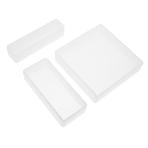 HAWILLOSCH 3 Stück Teiliges Silikon Epoxidharz Gießform für DIY Tischdekoration Rechteckige Große Resin Formen Hitzebeständig Elastisch Wiederverwendbar HAWILLOSCH 3 Stück Teiliges Silikon Epoxidharz Gießform für DIY Tischdekoration Rechteckige Große Resin Formen Hitzebeständig Elastisch Wiederverwendbar von HAWILLOSCH