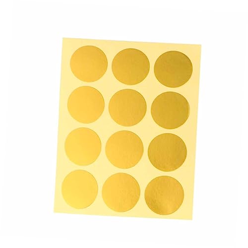 HAWILLOSCH 360stücke Gold Foil Papier Sealing Sticker Selbstklebende Dekorative Runde Aufkleber Für Basteln Geschenkverpackungen Und Hochzeiten Modisch Und Chic HAWILLOSCH 360stücke Gold Foil Papier Sealing Sticker Selbstklebende Dekorative Runde Aufkleber Für Basteln Geschenkverpackungen Und Hochzeiten Modisch Und Chic von HAWILLOSCH