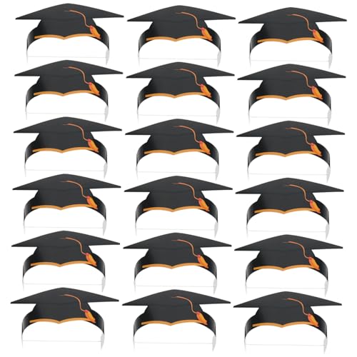 HAWILLOSCH 36 Stück Abschlusshüte Aus Papier Verstellbare Abschlusskappen-dekorationen Abschlusshut Quaste Abschlussfeier-zubehör Basteldekorationen HAWILLOSCH 36 Stück Abschlusshüte Aus Papier Verstellbare Abschlusskappen-dekorationen Abschlusshut Quaste Abschlussfeier-zubehör Basteldekorationen von HAWILLOSCH