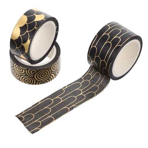 HAWILLOSCH 3Rollen DIY Washi Tape Dekorative Papierbänder für Scrapbooking Handbuch und Partydekoration Washi Klebeband Stilvollem Design für Projekte HAWILLOSCH 3Rollen DIY Washi Tape Dekorative Papierbänder für Scrapbooking Handbuch und Partydekoration Washi Klebeband Stilvollem Design für Projekte von HAWILLOSCH