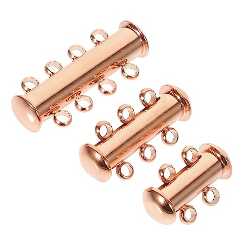 HAWILLOSCH 3Stücke Armbandverschluss Halskettenschnalle Langlebige Schmuckverschlüsse für DIY Schmuckherstellung Roségold für Ihre Kreativen HAWILLOSCH 3Stücke Armbandverschluss Halskettenschnalle Langlebige Schmuckverschlüsse für DIY Schmuckherstellung Roségold für Ihre Kreativen von HAWILLOSCH