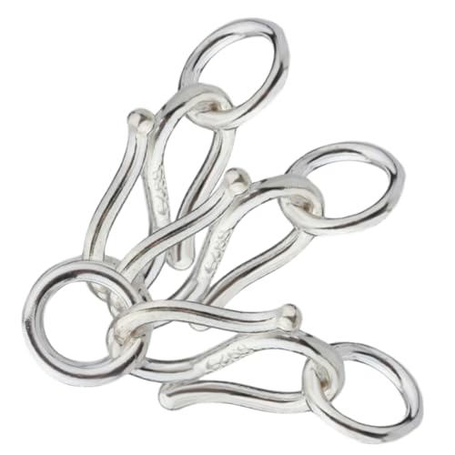 HAWILLOSCH 3Stücke Schmuckverschluss Einfache Armband und Halskettenverbindung für DIY Schmuckprojekte Langlebig Glänzend für von HAWILLOSCH