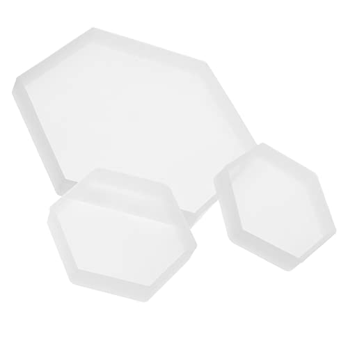 HAWILLOSCH 3Stücke Teiliges Silikon Sechskant Gießform DIY Epoxidharz Schmuck Herstellung Große und Kleine Silikonformen für Bastelarbeiten Langlebig und Wiederverwendbar HAWILLOSCH 3Stücke Teiliges Silikon Sechskant Gießform DIY Epoxidharz Schmuck Herstellung Große und Kleine Silikonformen für Bastelarbeiten Langlebig und Wiederverwendbar von HAWILLOSCH