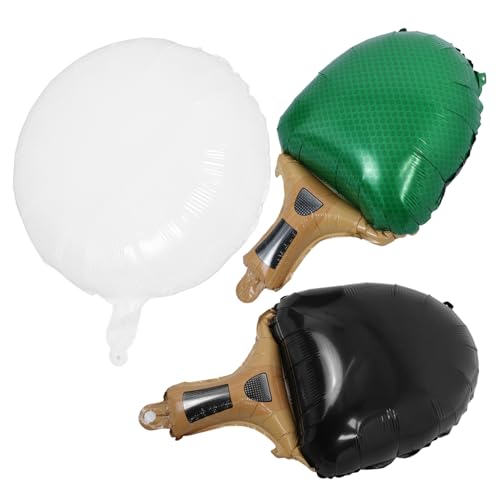 HAWILLOSCH 3Stücke Tischtennisballon Dekorationen für Sport Mottopartys für Geburtstagsfeiern Kinderveranstaltungen und Sportfeiern aus Langlebigem Aluminiumfolie HAWILLOSCH 3Stücke Tischtennisballon Dekorationen für Sport Mottopartys für Geburtstagsfeiern Kinderveranstaltungen und Sportfeiern aus Langlebigem Aluminiumfolie von HAWILLOSCH