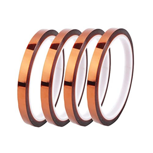 HAWILLOSCH 4 Rollen Polyimid Hitzebeständiges Klebeband Wärmeisolierband für Löten Elektronik Leiterplatten DIY Isolierung und Schutz HAWILLOSCH 4 Rollen Polyimid Hitzebeständiges Klebeband Wärmeisolierband für Löten Elektronik Leiterplatten DIY Isolierung und Schutz von HAWILLOSCH