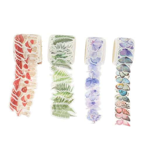 HAWILLOSCH 4 Rollen Retro-Taschenband Klebstoff Klebeband für Scrapbooking klebrig Basteln dekoratives Bastelband Zubehör Werkzeug zum Verpacken von Geschenken Tagebuchband Schrottband Papier HAWILLOSCH 4 Rollen Retro-Taschenband Klebstoff Klebeband für Scrapbooking klebrig Basteln dekoratives Bastelband Zubehör Werkzeug zum Verpacken von Geschenken Tagebuchband Schrottband Papier von HAWILLOSCH