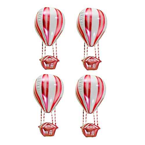 HAWILLOSCH 4 Stück Ballondekoration Geburtstag -Dusche-Party-Ballon für Ballongas luftballons aufkleber hochzeit Heißluftballon-Dekorationen Heißluft-Folienballon Aluminiumfolie HAWILLOSCH 4 Stück Ballondekoration Geburtstag -Dusche-Party-Ballon für Ballongas luftballons aufkleber hochzeit Heißluftballon-Dekorationen Heißluft-Folienballon Aluminiumfolie von HAWILLOSCH