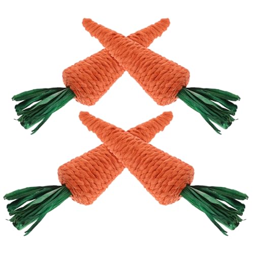 HAWILLOSCH 4 Stücke Ostern Dekorationen Karotte Ornamente Handgemachte Strawwoven Wohnkultur Ostern Handwerk Für Kinder von HAWILLOSCH