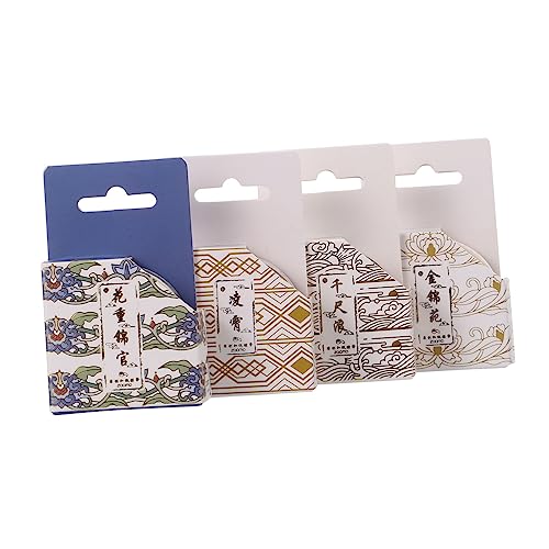 HAWILLOSCH 4Er Set Washi-Tape Sammelalbum Scrapbooking mit doppelseitigem Klebeband Wickelband Scrapbooking Supply Kunstband Zeitschriftenaufkleber Aufkleber zum Verzieren von Masken Papier HAWILLOSCH 4Er Set Washi-Tape Sammelalbum Scrapbooking mit doppelseitigem Klebeband Wickelband Scrapbooking Supply Kunstband Zeitschriftenaufkleber Aufkleber zum Verzieren von Masken Papier von HAWILLOSCH