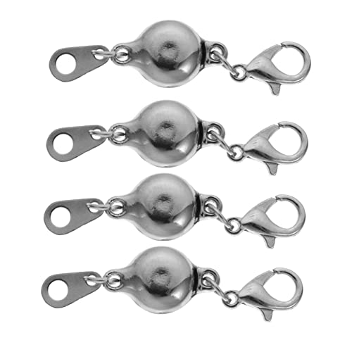 HAWILLOSCH 4Stücke Magnetische Schmuckverschlüsse Für Halsketten Und Armbänder DIY Schmuckwerkzeuge Zur Verlängerung Und Anpassung Einfach Zu Installieren Für Designs von HAWILLOSCH
