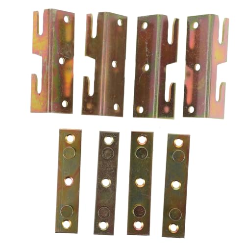 HAWILLOSCH 4stücke Schwerlast Bettbeschläge Robuste Bettverbinder Für Kopf Fußteile Universelle Möbelverbindung Mit Einfacher Installation Langlebige Und Stabile Bettgestell-halterungen HAWILLOSCH 4stücke Schwerlast Bettbeschläge Robuste Bettverbinder Für Kopf Fußteile Universelle Möbelverbindung Mit Einfacher Installation Langlebige Und Stabile Bettgestell-halterungen von HAWILLOSCH