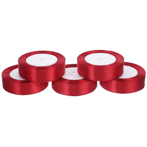 HAWILLOSCH 5 Rollen Banddekoration seidenband ribbon verpackungen für geschenkverpackungen Bulk-Bänder zum Basteln Strauß Hochzeitsgeschenkband Party-Verpackungsband Polyester HAWILLOSCH 5 Rollen Banddekoration seidenband ribbon verpackungen für geschenkverpackungen Bulk-Bänder zum Basteln Strauß Hochzeitsgeschenkband Party-Verpackungsband Polyester von HAWILLOSCH