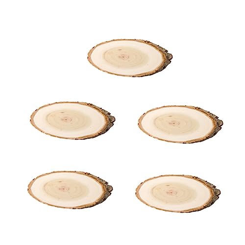 HAWILLOSCH 5 Stück feste Holzspäne Oval Baumstammscheiben Kiefernbrett bellen groß Planke Wandanhängerdekor Anhänger aus Holzbrett Brett zum Aufhängen an der Wand Wandanzeigetafel HAWILLOSCH 5 Stück feste Holzspäne Oval Baumstammscheiben Kiefernbrett bellen groß Planke Wandanhängerdekor Anhänger aus Holzbrett Brett zum Aufhängen an der Wand Wandanzeigetafel von HAWILLOSCH