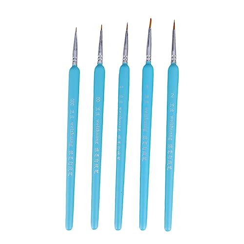 HAWILLOSCH 5-teiliges Pinselset Mit Haarspitzen Und Feinen Details Pinsel Für Jungen Und Mädchen Anfänger Künstler Himmel HAWILLOSCH 5-teiliges Pinselset Mit Haarspitzen Und Feinen Details Pinsel Für Jungen Und Mädchen Anfänger Künstler Himmel von HAWILLOSCH