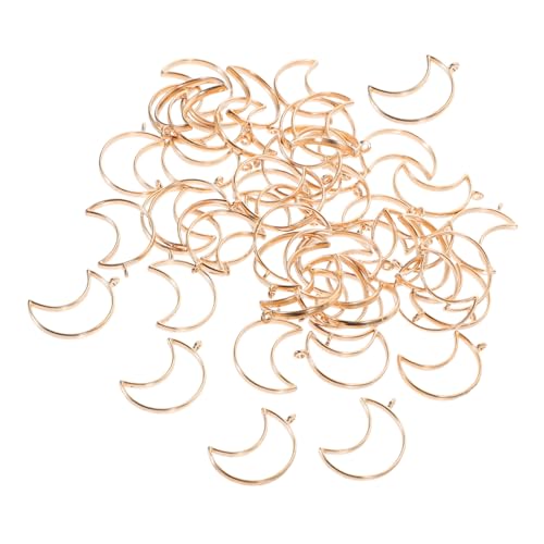 HAWILLOSCH 50 Stück Armband-Anhänger Schmuck Lünette Basis Einstellungen für Fotoanhänger Einfassungen für die Schmuckherstellung Schmuck Lünette Anhänger Legierung von HAWILLOSCH