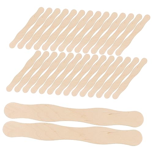HAWILLOSCH 50 Stück Holzstäbchen für Diy Eisstiele Natürliche Holzmodelle Vielseitige Bastel und Dessertzubehörteile für Kreative Projekte HAWILLOSCH 50 Stück Holzstäbchen für Diy Eisstiele Natürliche Holzmodelle Vielseitige Bastel und Dessertzubehörteile für Kreative Projekte von HAWILLOSCH