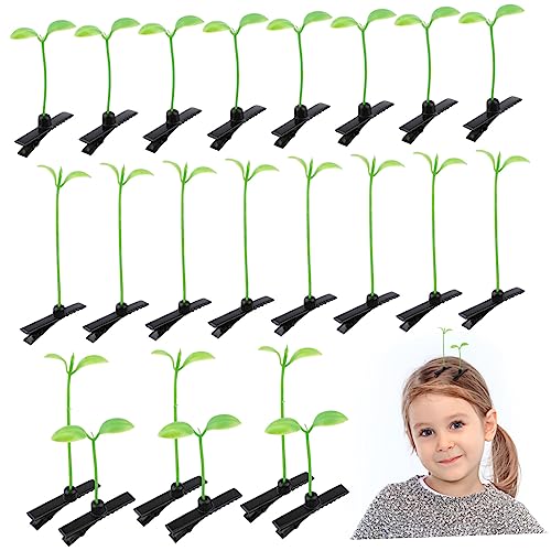 HAWILLOSCH 50 Stück Teiliges Haarspangen in Gras und Sojasprossen Design Praktische DIY Haar Accessoires für Frauen und Mädchen Fest Haltende Süße Haarklammern zur Frisurengestaltung von HAWILLOSCH