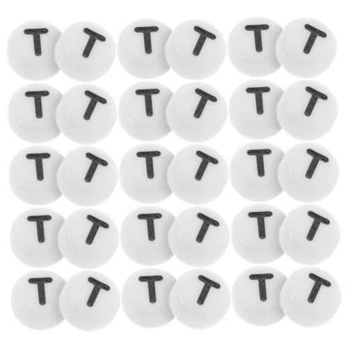 HAWILLOSCH 500Stücke DIY Buchstabenperlen Schwarze Buchstabenperlen Robustem für Armbänder Halsketten und Bastelarbeiten Zutat für DIY Projekte HAWILLOSCH 500Stücke DIY Buchstabenperlen Schwarze Buchstabenperlen Robustem für Armbänder Halsketten und Bastelarbeiten Zutat für DIY Projekte von HAWILLOSCH